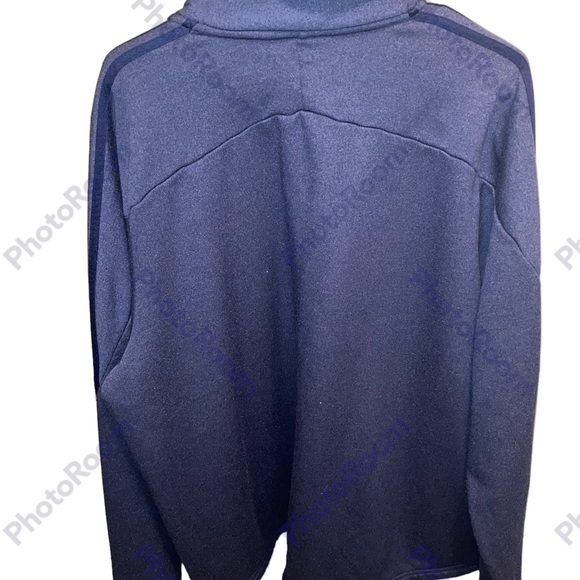 Adidas sweatshirt men’s collared pull over with quarter zip Notre Dame logo - Picture 4 of 5